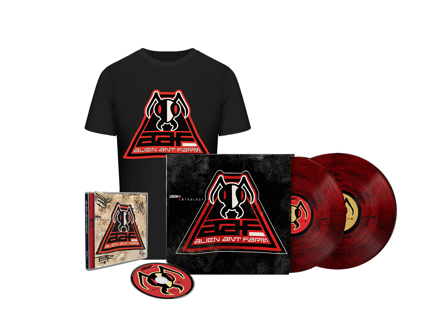 オトメイト AGF アクブロ アラン ANThology Deluxe Signed Bundle | Alien Ant Farm – Alien Ant Farm Store