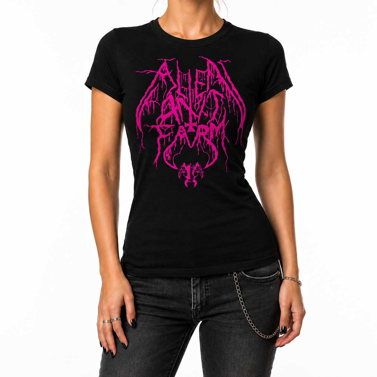 Alien Thrash Girl Premium T-Shirt