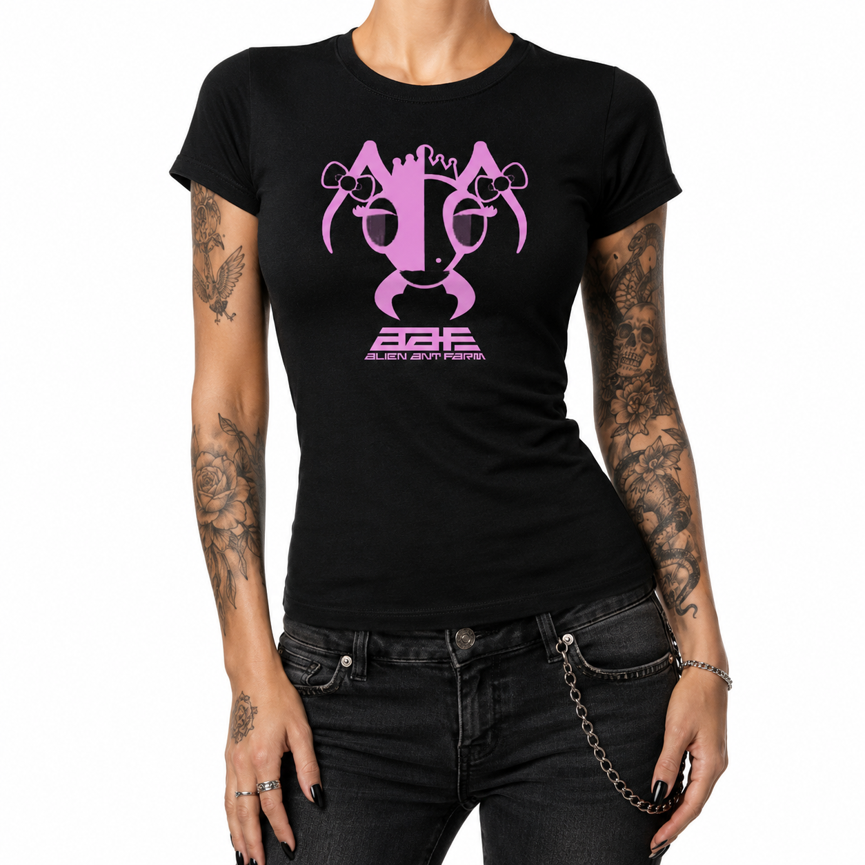 Alien Ant Girl Black Premium T-Shirt