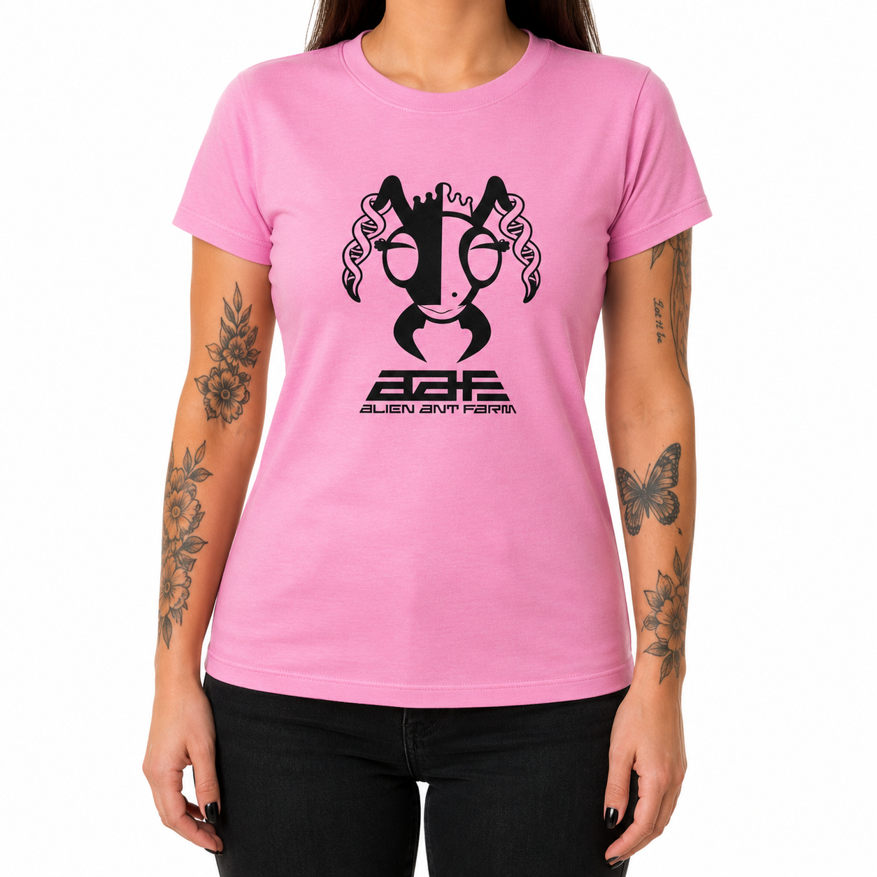 Alien Ant Girl Premium Pink Tee