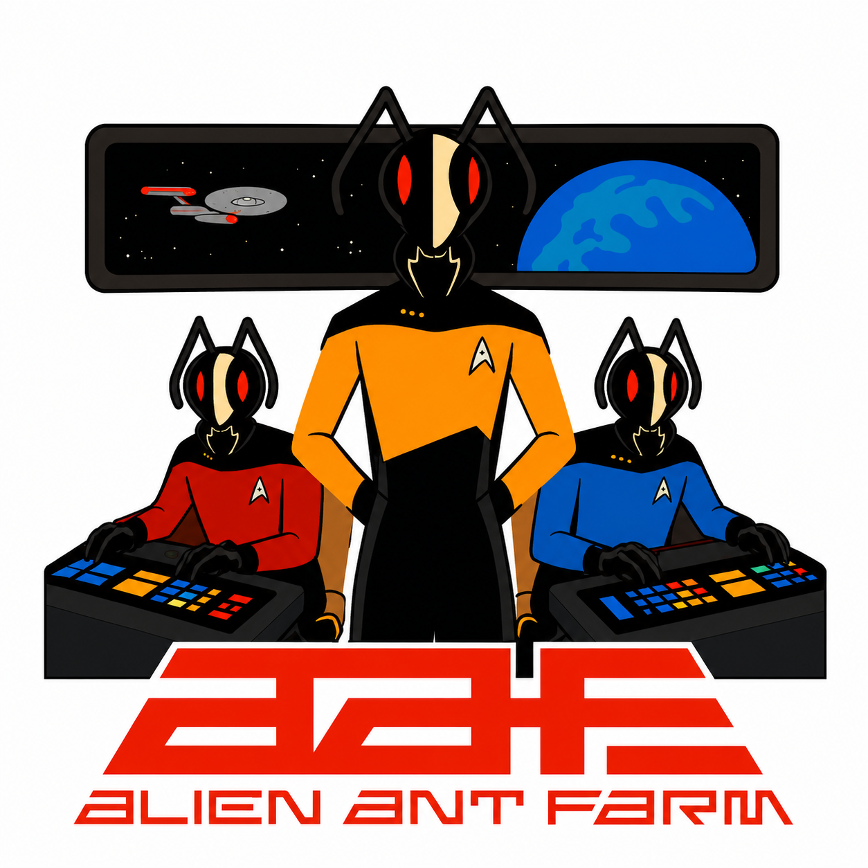 Alien Ant Farm Enterprise Baseball Tee