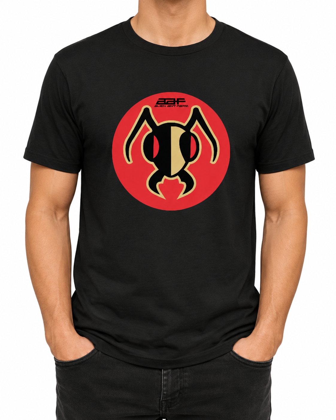 AAF Red Ant Badge Black Premium T-Shirt