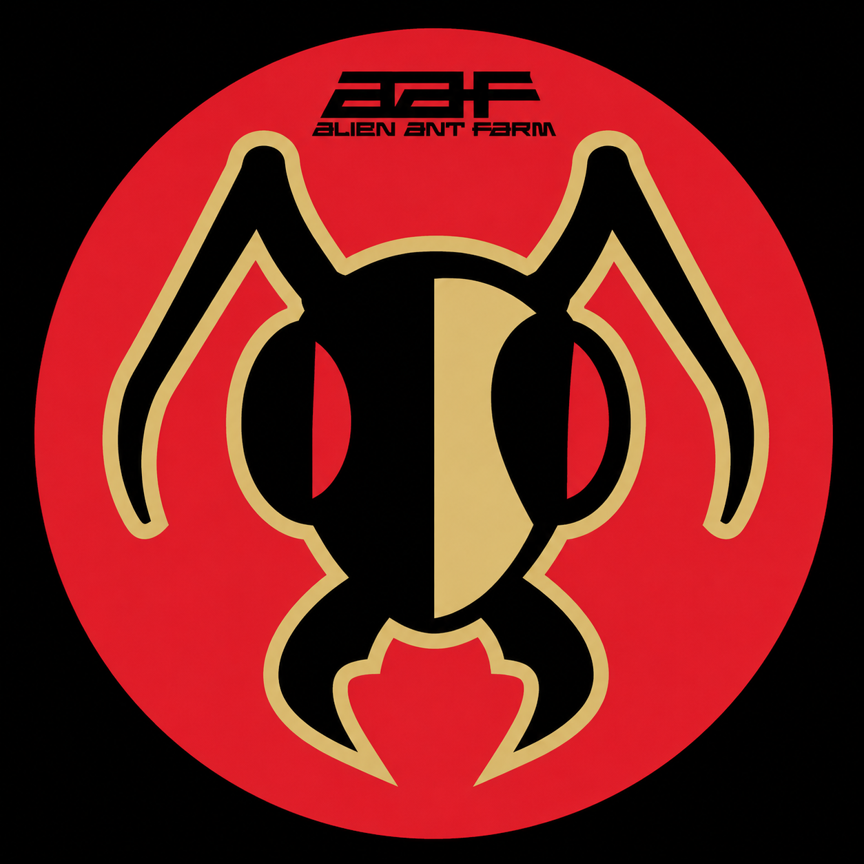 AAF Red Ant Badge Black Premium T-Shirt